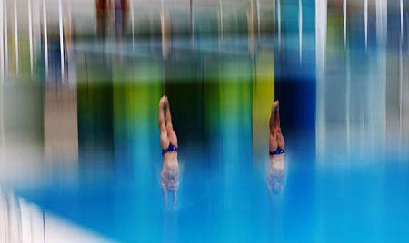 Photos: Diving training for Olympic glory
